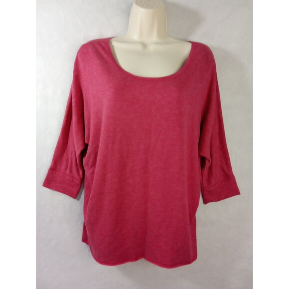 Maurices women medium‎ burgundy 3/4 sleeve - Picture 1 of 8